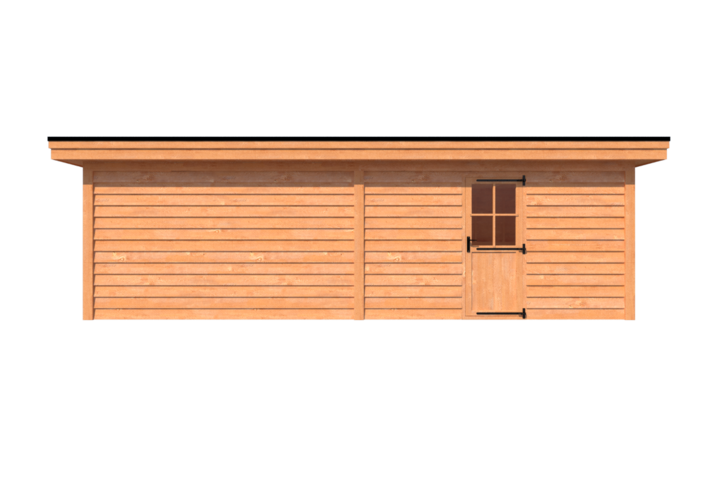 Tuinhuis plat dak 800 x 350cm