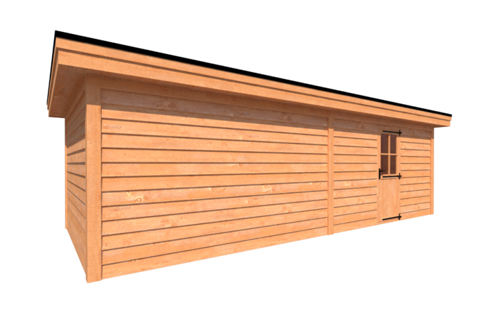 Tuinhuis plat dak 800 x 350cm