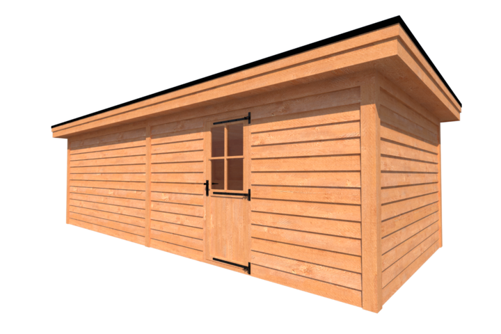 Tuinhuis plat dak 800 x 350cm