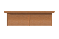 Tuinhuis plat dak 800 x 350cm