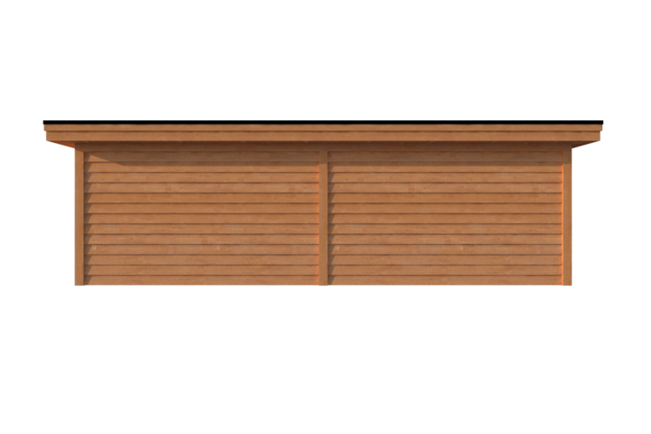 Tuinhuis plat dak 800 x 350cm