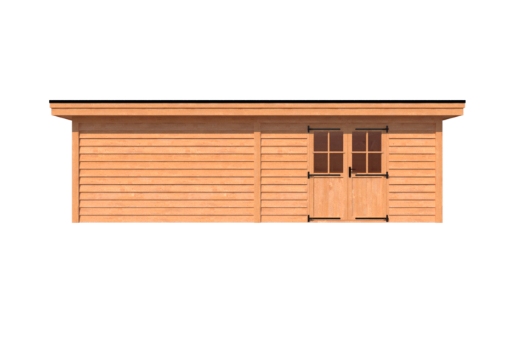 Tuinhuis plat dak 800 x 400cm