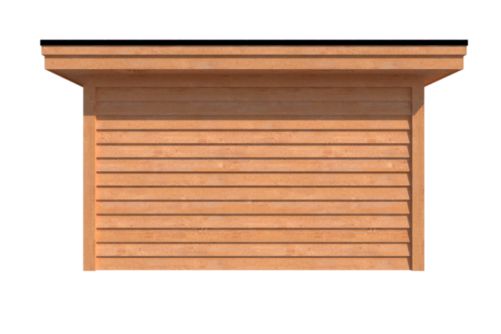 Tuinhuis plat dak 800 x 400cm