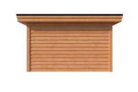 Tuinhuis plat dak 800 x 400cm