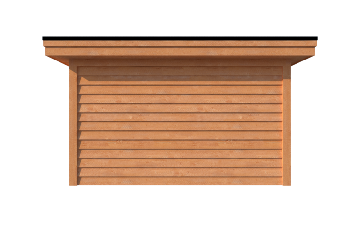 Tuinhuis plat dak 800 x 400cm