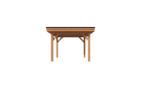 Houten carport plat dak 250 x 300cm