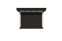 Tuinhuis met veranda plat dak 150 x 300 + 400cm Tuinhuis met veranda plat dak 150 x 300 + 400cm