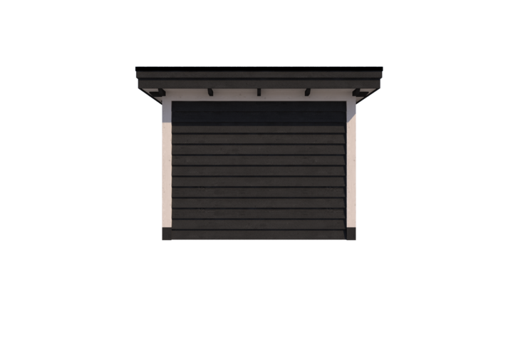 Tuinhuis met veranda plat dak 150 x 300 + 400cm Tuinhuis met veranda plat dak 150 x 300 + 400cm