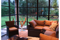 Tuinhuis met veranda plat dak 200 x 300 + 300cm Tuinhuis met veranda plat dak 200 x 300 + 300cm