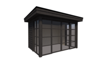 Buitenkamer veranda plat dak 350 x 250cm