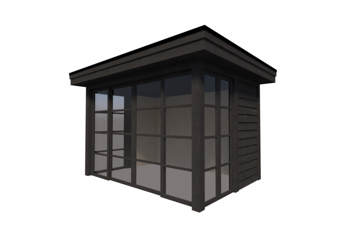 Buitenkamer veranda plat dak 350 x 250cm