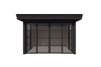 Buitenkamer veranda plat dak 350 x 250cm