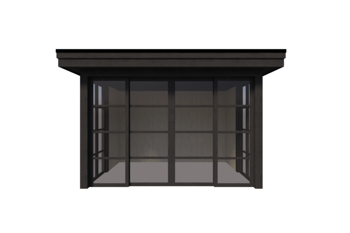 Buitenkamer veranda plat dak 350 x 250cm