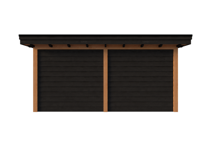 Buitenkamer veranda plat dak 500 x 300cm Buitenkamer veranda plat dak 500 x 300cm