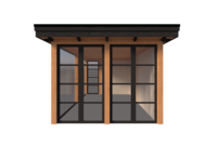 Buitenkamer veranda plat dak 500 x 300cm Buitenkamer veranda plat dak 500 x 300cm