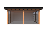 Buitenkamer veranda plat dak 500 x 300cm Buitenkamer veranda plat dak 500 x 300cm