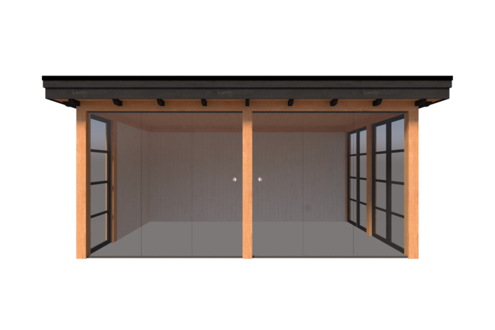 Buitenkamer veranda plat dak 500 x 300cm Buitenkamer veranda plat dak 500 x 300cm