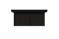 Houten veranda plat dak 500 x 350cm Houten veranda plat dak 500 x 350cm