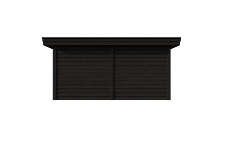 Houten veranda plat dak 500 x 350cm Houten veranda plat dak 500 x 350cm