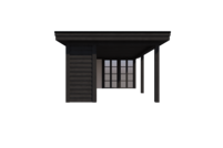 Houten veranda plat dak 500 x 350cm Houten veranda plat dak 500 x 350cm