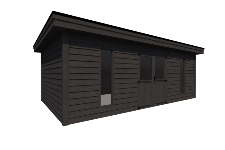 Mancave plat dak geïsoleerd 700 x 400cm