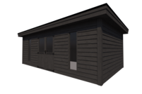 Mancave plat dak geïsoleerd 700 x 400cm