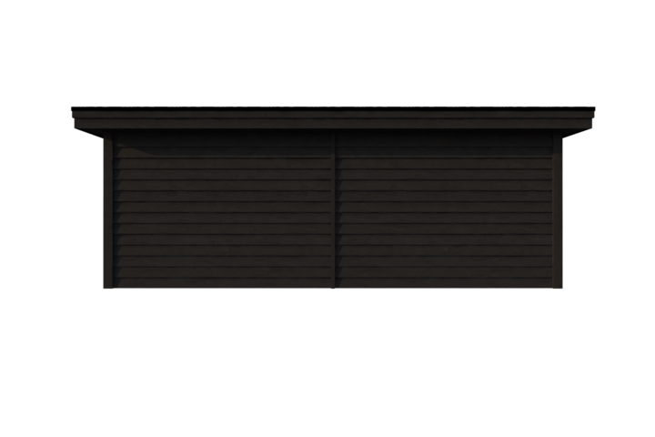 Mancave plat dak geïsoleerd 700 x 400cm