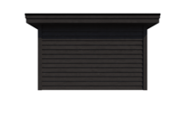 Mancave plat dak geïsoleerd 700 x 400cm