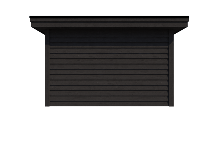 Mancave plat dak geïsoleerd 700 x 400cm