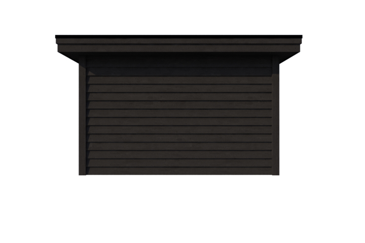 Mancave plat dak geïsoleerd 700 x 400cm