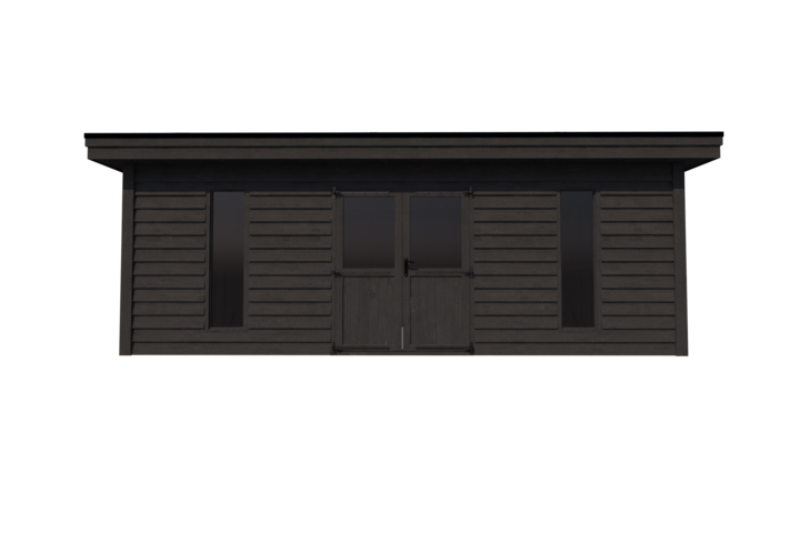 Mancave plat dak geïsoleerd 700 x 400cm