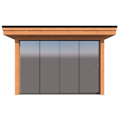 Volledig glazen schuifwanden