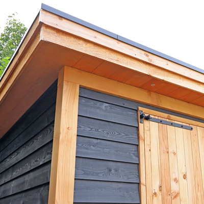 25cm overstek rondom (is standaard)