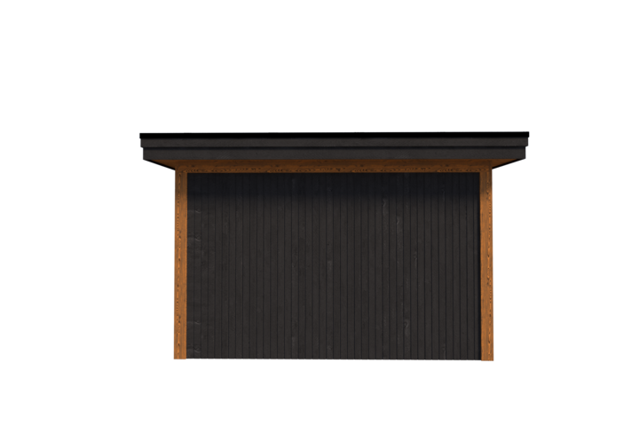 Tuinhuis met veranda 250 x 378 + 561cm Tuinhuis met veranda 250 x 378 + 561cm