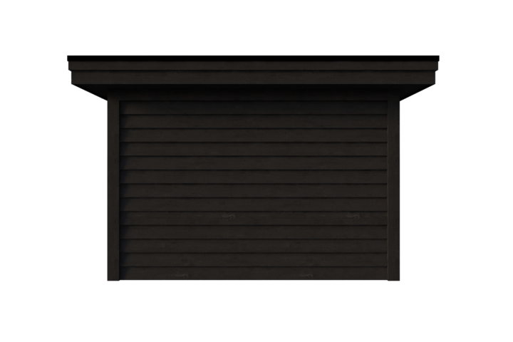Buitenkamer veranda plat dak 350 x 250cm met zonnepanelen Buitenkamer veranda plat dak 350 x 250cm met zonnepanelen