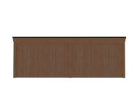 Buitenkamer met veranda plat dak 350 x 350 + 350cm met zonnepanelen Buitenkamer met veranda plat dak 350 x 350 + 350cm met zonnepanelen