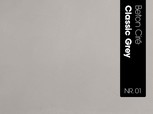 Beton Cire pakket - PRO-Serie: 01. Classic grey