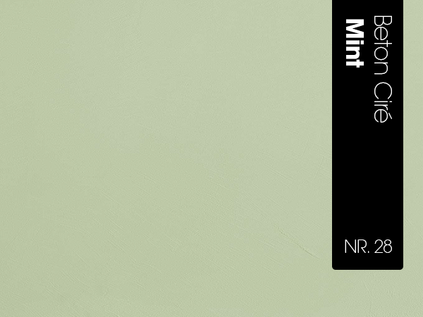 Beton Cire pakket - PRO-Serie: 28. Mint