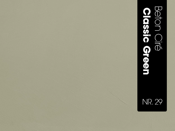 Beton Cire pakket - PRO-Serie: 29. Classic green