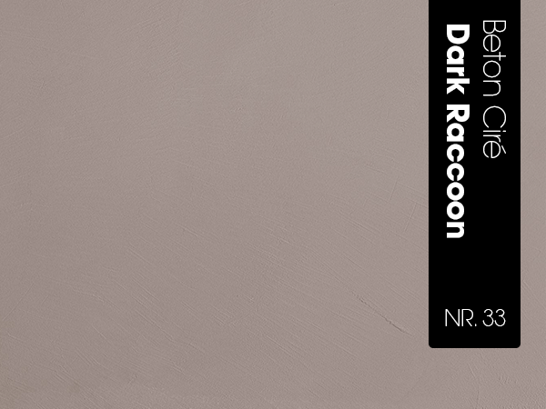 Beton Cire pakket - PRO-Serie: 33. Dark Raccoon