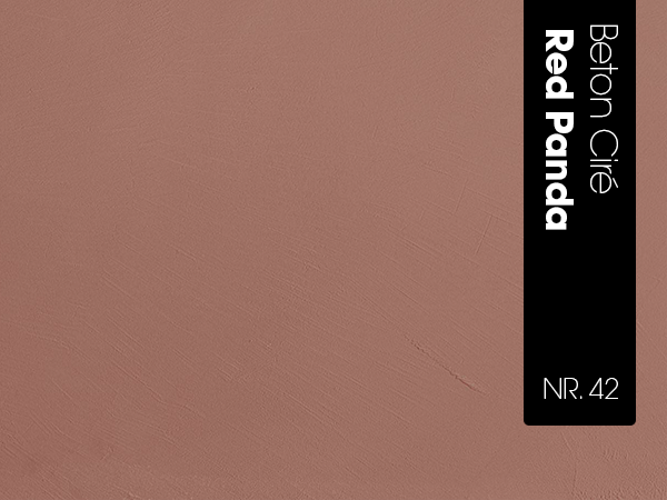 Beton Cire pakket - PRO-Serie: 42. Red panda