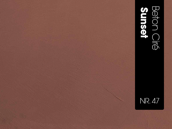 Beton Cire pakket - PRO-Serie: 47. Sunset