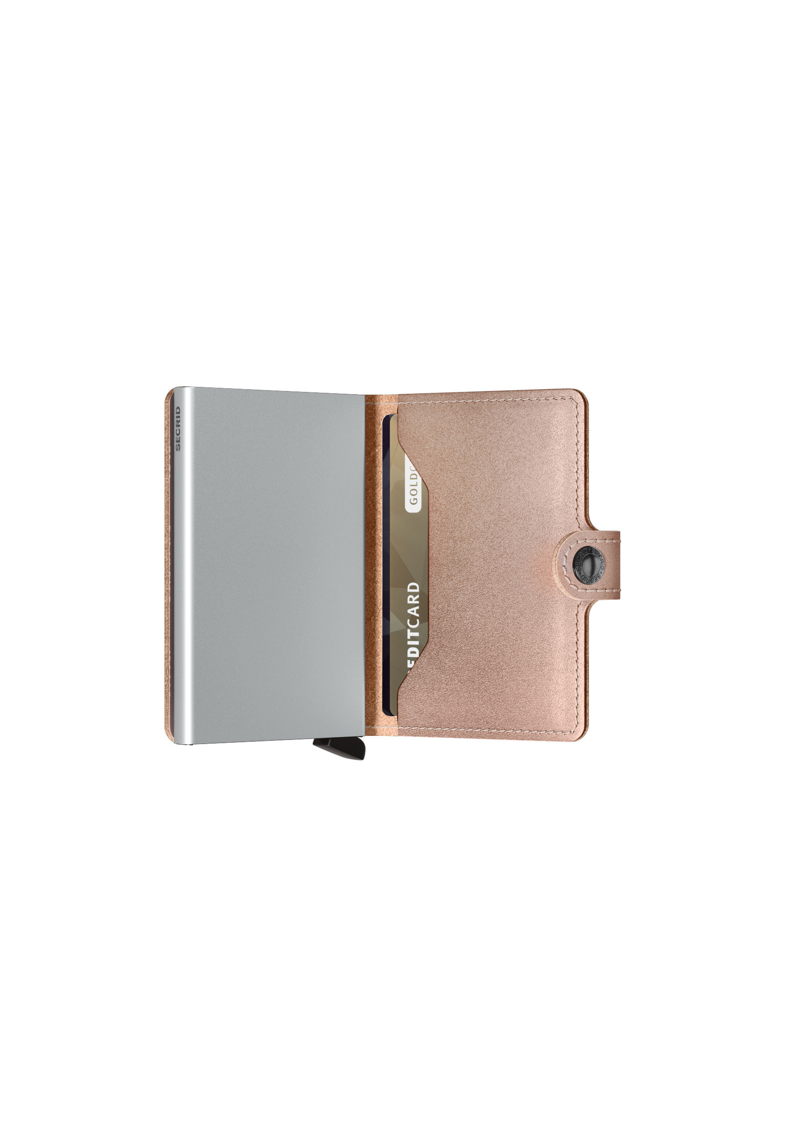 SECRID MINIWALLET METALLIC ROSE