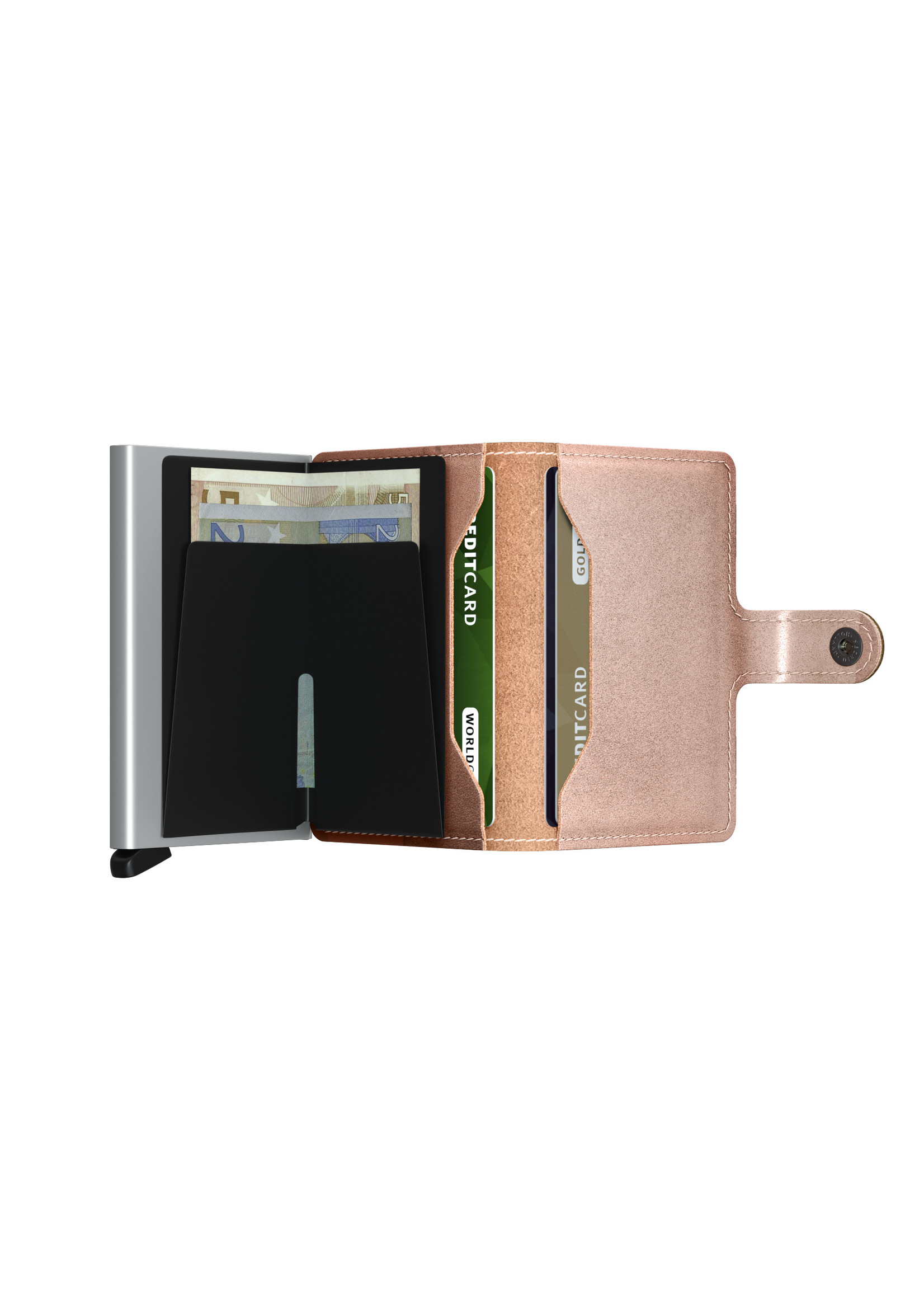 SECRID MINIWALLET METALLIC ROSE
