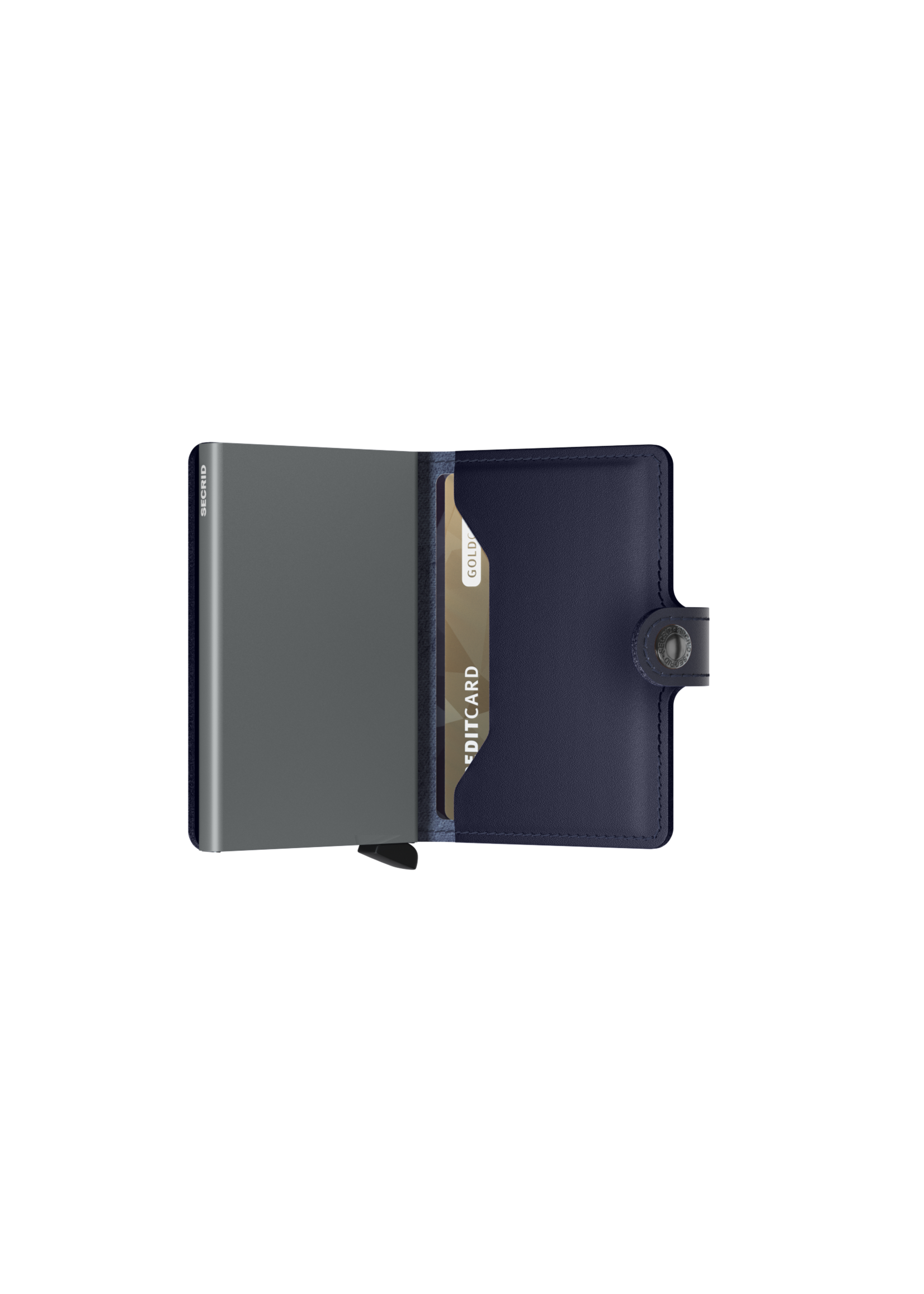 SECRID MINIWALLET METALLIC BLUE