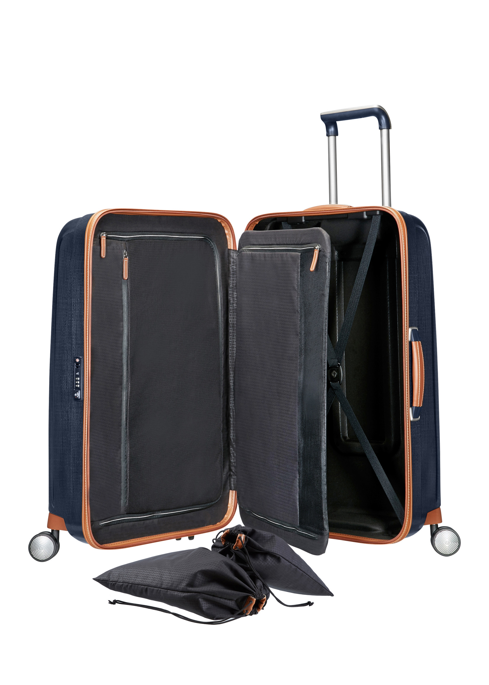 SAMSONITE LITE-CUBE DLX SPINNER 68 MIDNIGHT BLUE