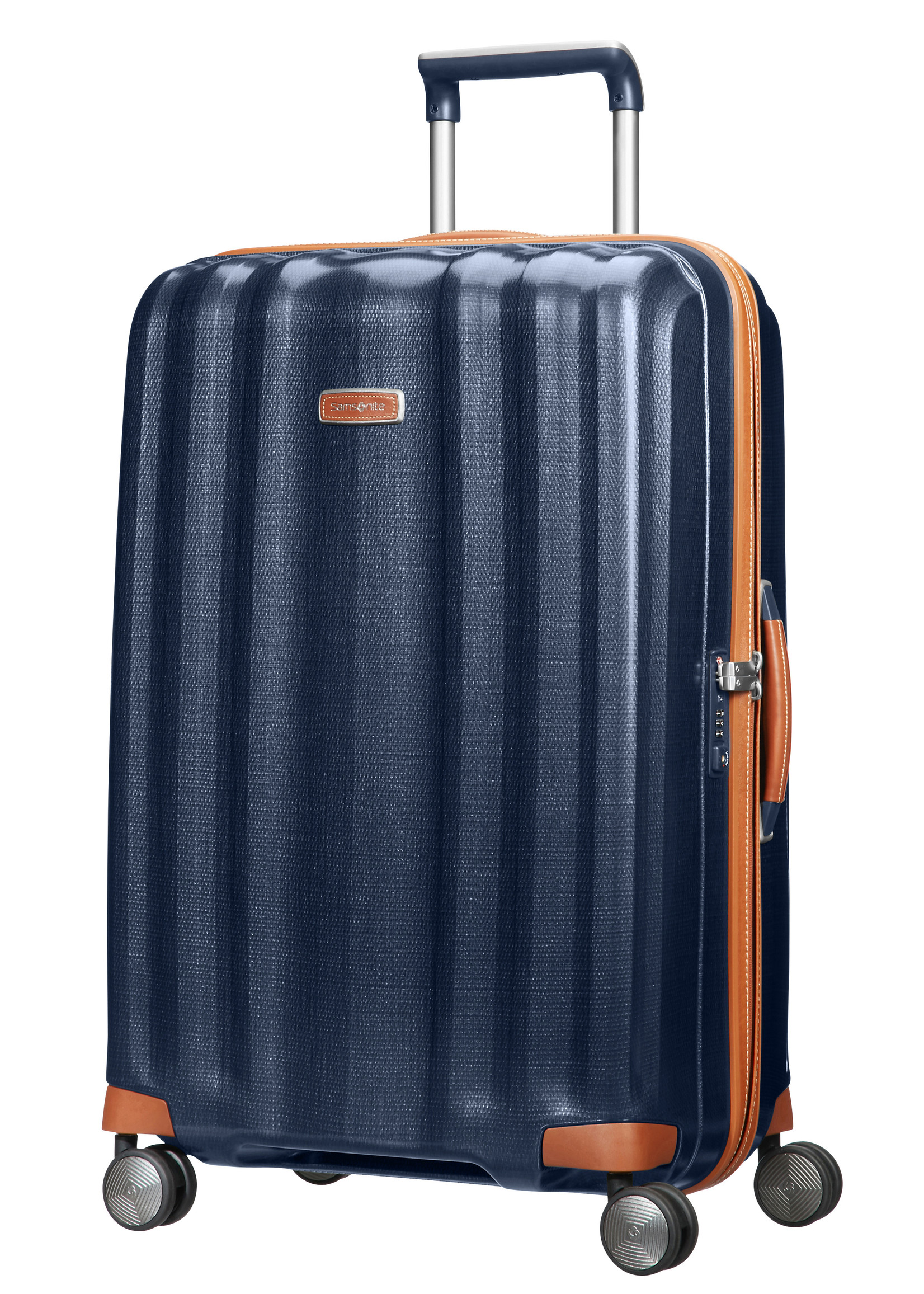 SAMSONITE LITE-CUBE DLX SPINNER 76 MIDNIGHT BLUE