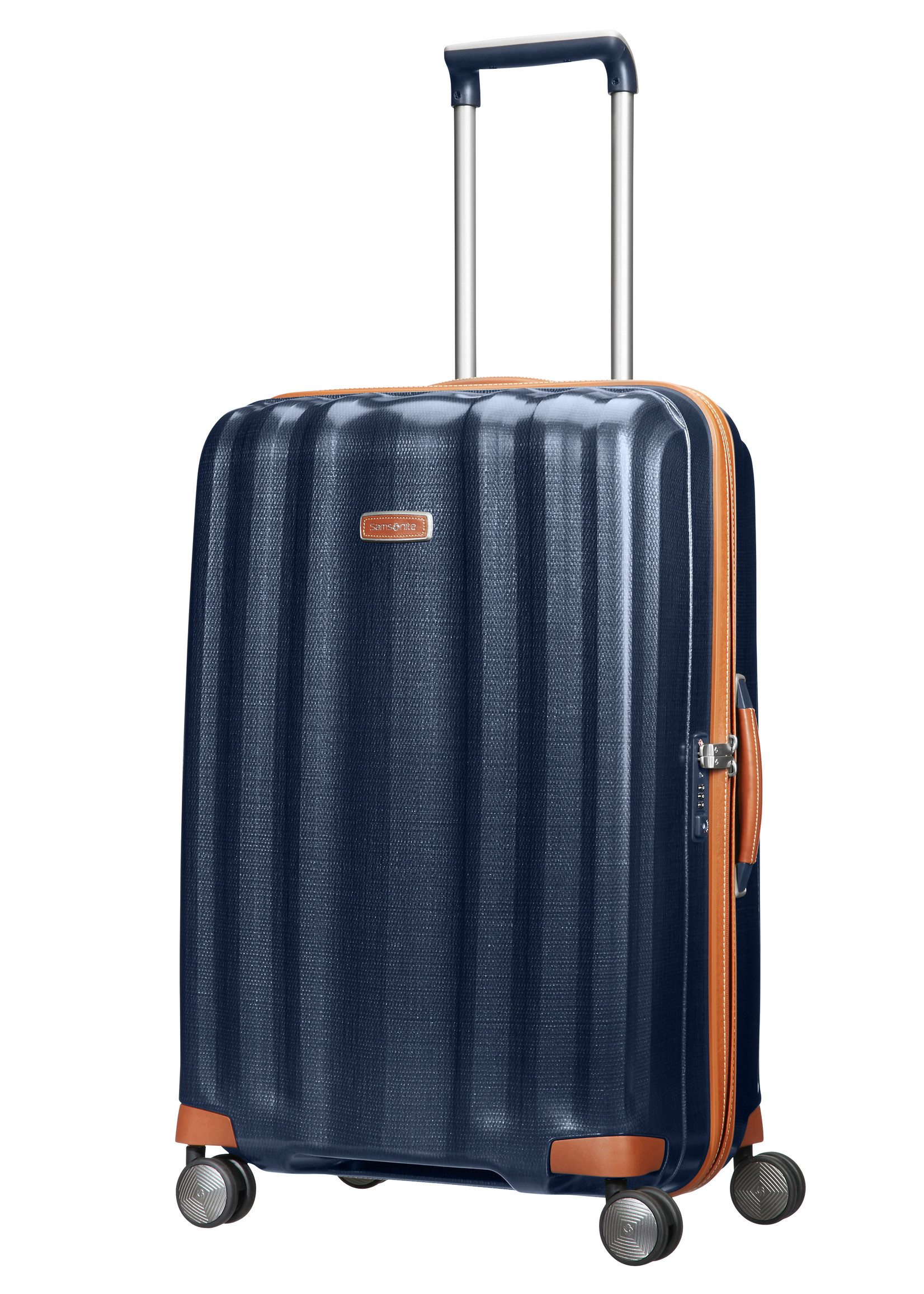 SAMSONITE LITE-CUBE DLX SPINNER 76 MIDNIGHT BLUE