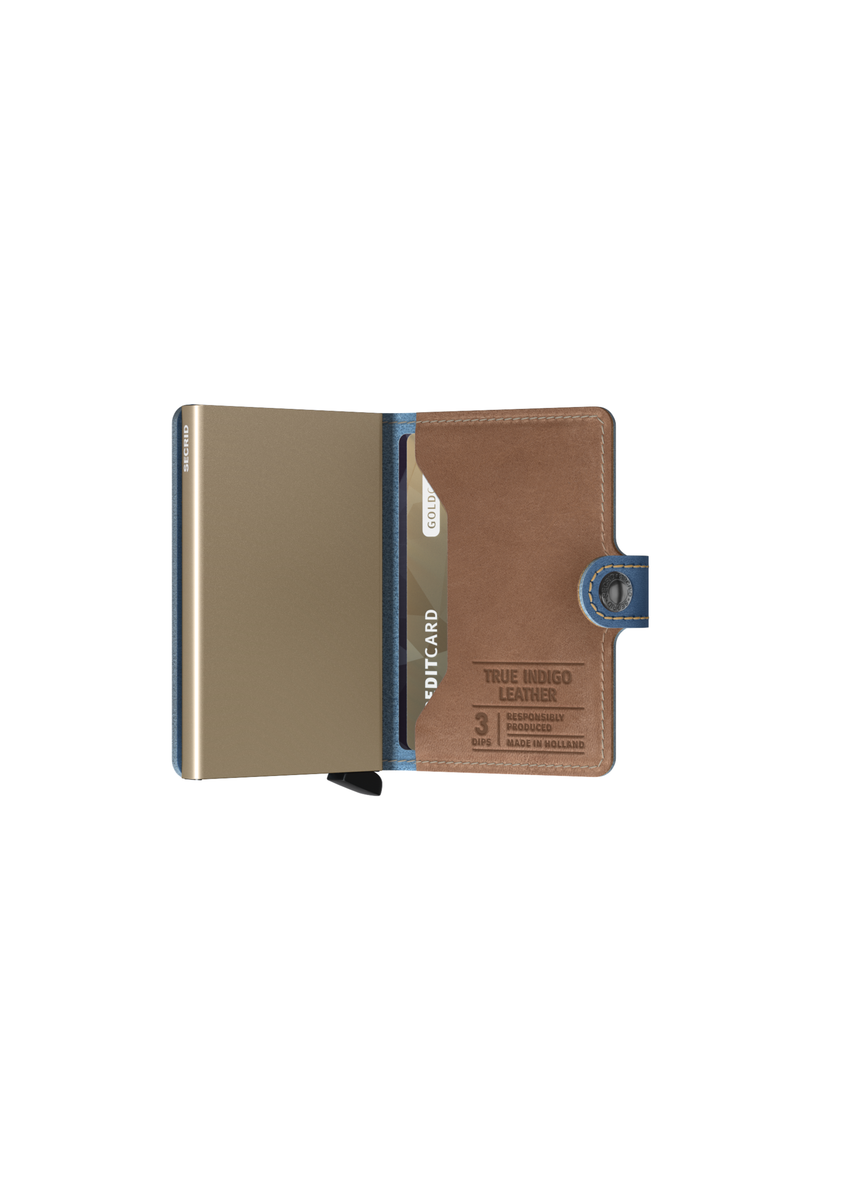 SECRID MINIWALLET INDIGO 3-SAND