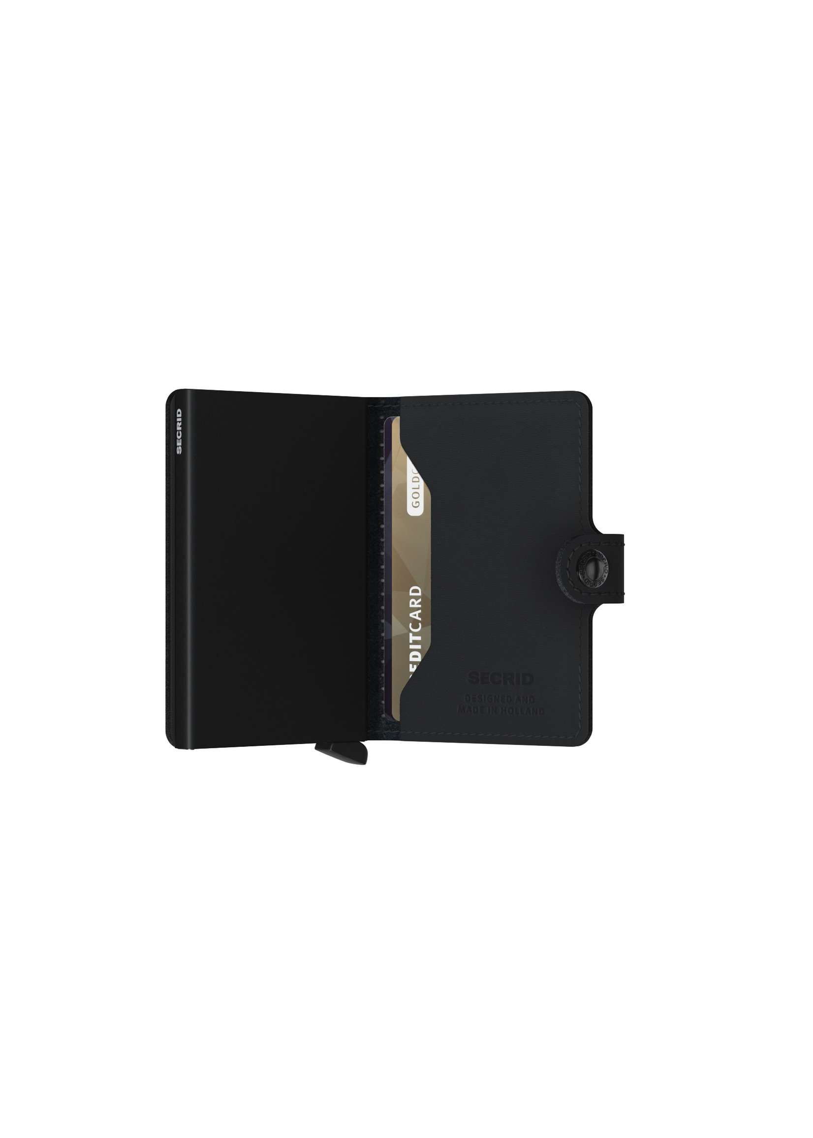 SECRID MINIWALLET PERFORATED BLACK